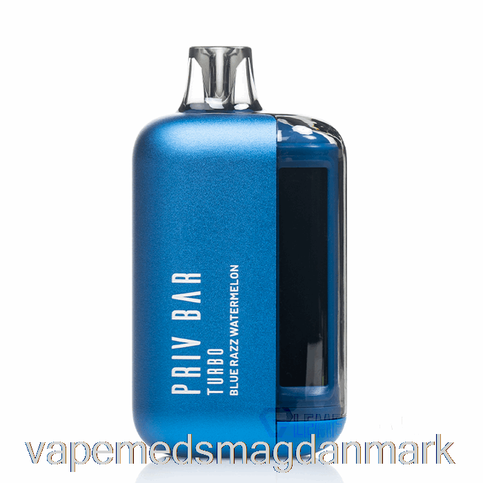Vape Væske Smok Priv Bar Turbo 15k Engangs Blå Razz Vandmelon